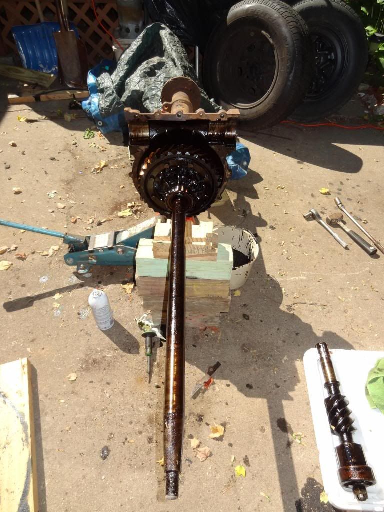 Worm drive rear end The Ford Barn